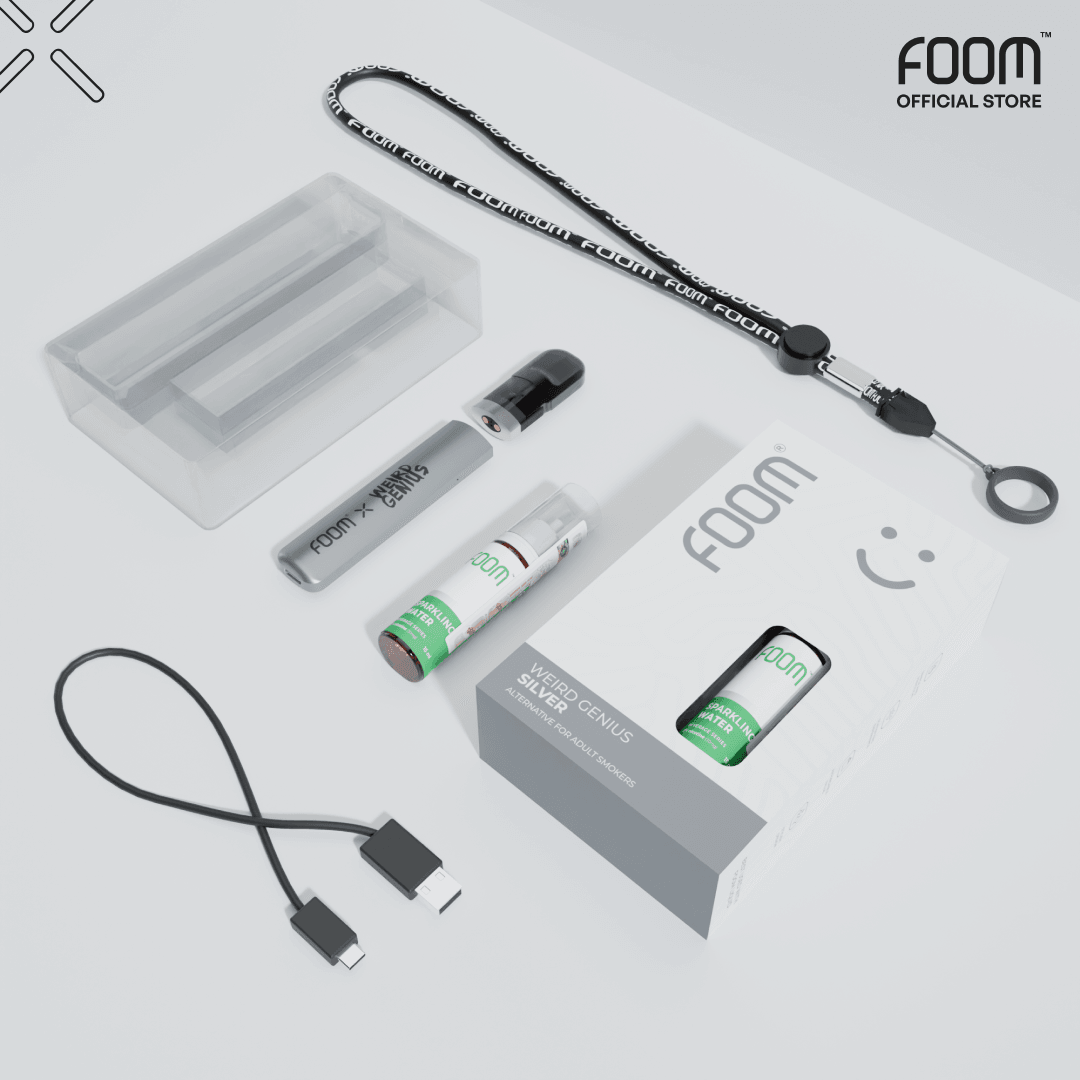 Pod X WEIRD GENIUS Bundling Liquid 15ml | Liquid Vape Salt Nic Enak dan Pods Vape Terbaik - FOOM