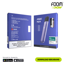 Load gambar ke Gallery Pod X WILD PURPLE Bundling Icy Menthol 15 ml | Liquid Vape Terenak dan Pods Vape Terbaik | FOOM