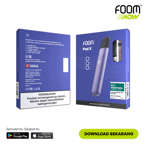 Pod X WILD PURPLE Bundling Icy Menthol 15 ml | Liquid Vape Terenak dan Pods Vape Terbaik | FOOM