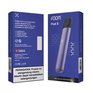 Pod X - WILD PURPLE | Liquid Vape Terenak dan Pods Vape Terbaik | FOOM