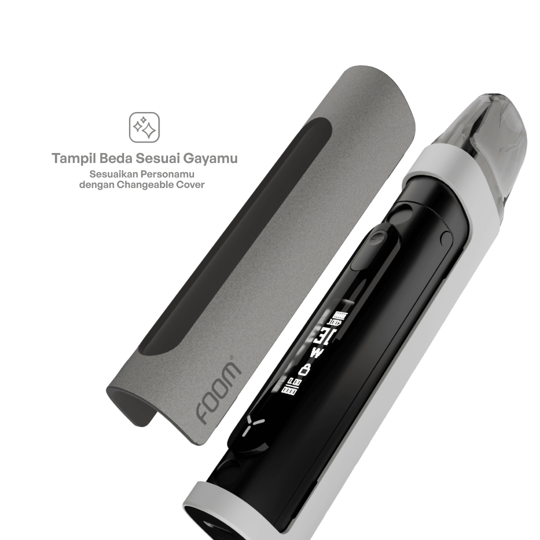 Pod Y Bundling Liquid 15 mL - Chrome Silver | Liquid Vape Salt Nic Enak dan Pods Vape Terbaik - FOOM