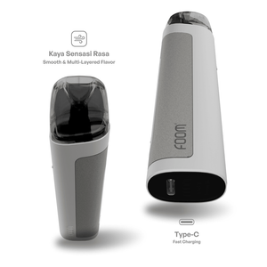 Pod Y Bundling Liquid 15 mL - Chrome Silver | Liquid Vape Terenak dan Pods Vape Terbaik | FOOM