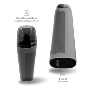 Pod Y Bundling Liquid 15 mL - Granite Grey | Liquid Vape Terenak dan Pods Vape Terbaik | FOOM