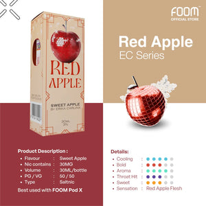 [Pre-Order] Bundle Liquid Foom - Red Apple & Frappuccino | Liquid Vape Terenak dan Pods Vape Terbaik | FOOM