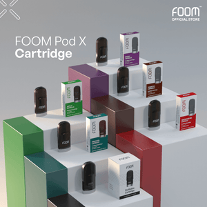 PREFILLED CARTRIDGE FOOM X | Liquid Vape Terenak dan Pods Vape Terbaik | FOOM