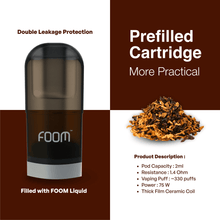 Load gambar ke Gallery PREFILLED CARTRIDGE FOOM X | Liquid Vape Terenak dan Pods Vape Terbaik | FOOM