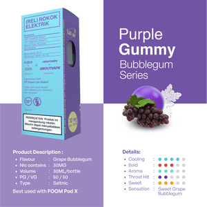 PURPLE GUMMY [Bubble Gum Series] - FOOM Lab Global