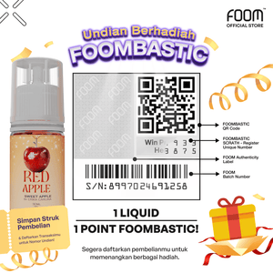 Red Apple X Erika Carlina | Liquid Vape Terenak dan Pods Vape Terbaik | FOOM