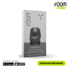 Load gambar ke Gallery Refillable Cartridge Y - 3pcs | Liquid Vape Salt Nic Enak dan Pods Vape Terbaik - FOOM