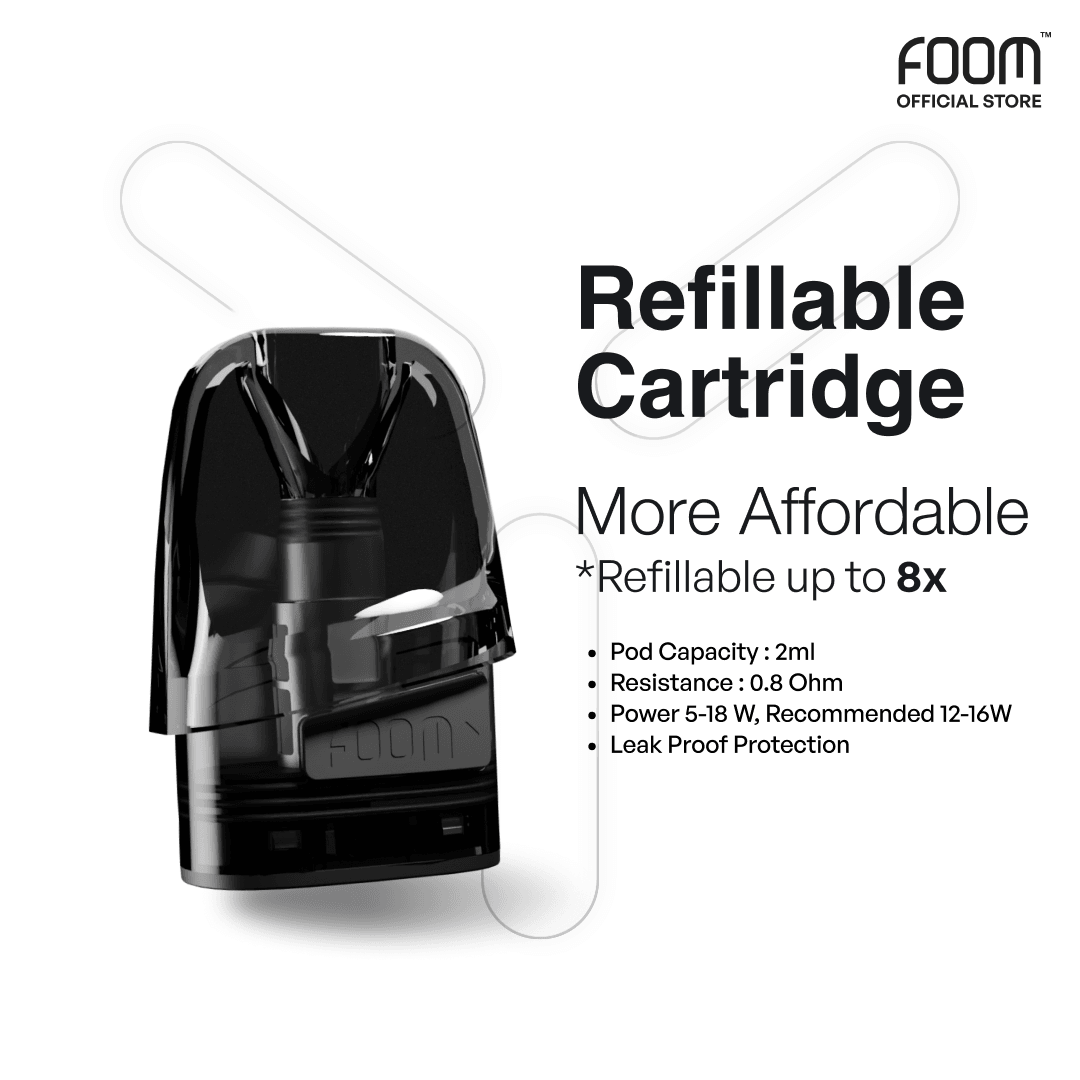 Harga Cartridge Pod - FOOM Refillable Cartridge Y Pack