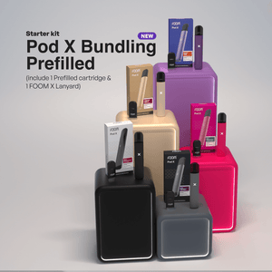 Special Bundling Pod X WILD PURPLE PREFILLED (Free Lanyard) - FOOM Lab Global