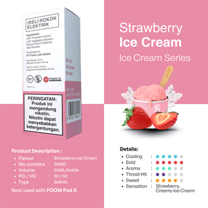 STRAWBERRY ICE CREAM [Ice Cream Series] - FOOM Lab Global