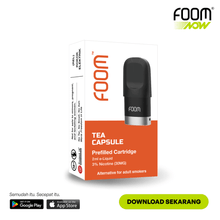 Load gambar ke Gallery TEA CAPSULE - [Prefilled Cartridge] | Liquid Vape Terenak dan Pods Vape Terbaik | FOOM