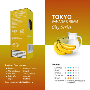 TOKYO - LIQUID FLOOID VSS CITY SERIES | Liquid Vape Terenak dan Pods Vape Terbaik | FOOM