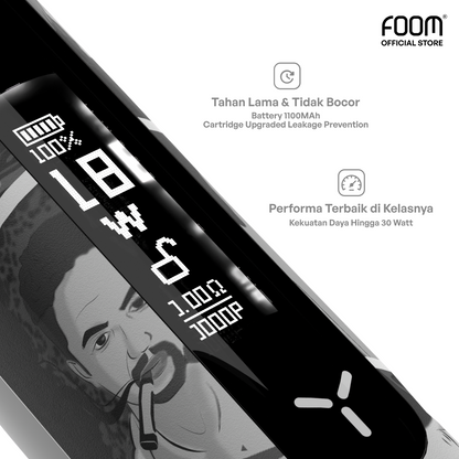 [NEW] Pod Y Chrome Silver FOOM x UUS -  Bundling Liquid 15 mL ( Special Edition )