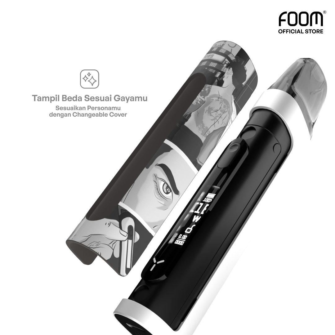[NEW] Pod Y Chrome Silver FOOM x UUS - Bundling Liquid 15 mL ( Special  Edition )