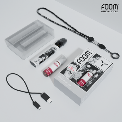[NEW] Pod Y Chrome Silver FOOM x UUS -  Bundling Liquid 15 mL ( Special Edition )