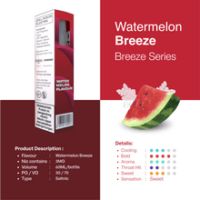 Load gambar ke Gallery WATERMELON - Flooid Breeze Series [Freebase] | Liquid Vape Terenak dan Pods Vape Terbaik | FOOM