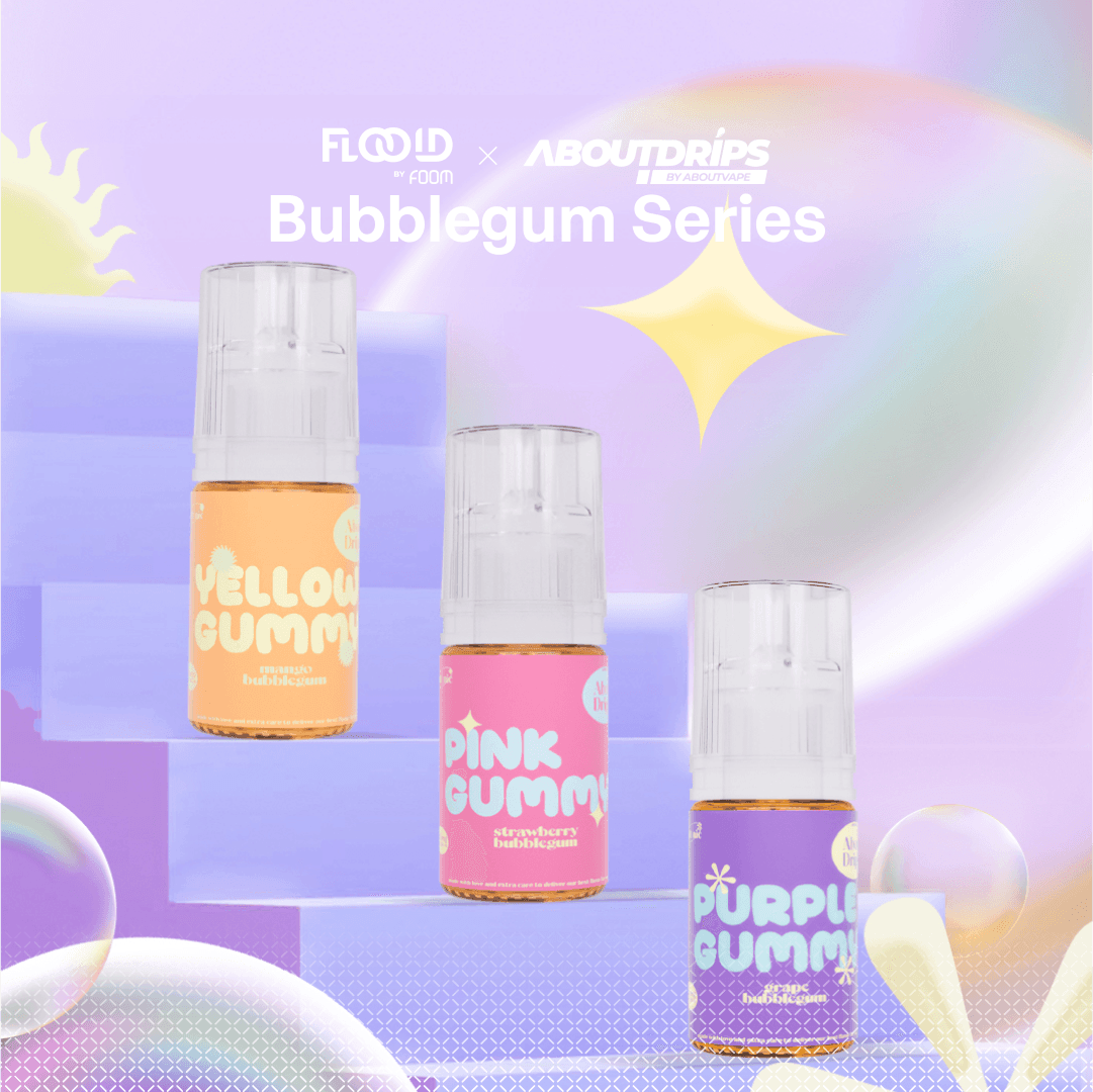 YELLOW GUMMY - [Bubblegum Series] | Liquid Vape Salt Nic Enak dan Pods Vape Terbaik - FOOM