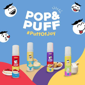 Banana Milkshake - [3 MG] Liquid Freebase POP & PUFF 60 mL | Liquid Vape Terenak dan Pods Vape Terbaik | FOOM