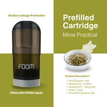 Load gambar ke Gallery Liquid MUNG BEAN CAPSULE - [Prefilled Cartridge] | Liquid Vape Salt Nic Enak dan Pods Vape Terbaik - FOOM