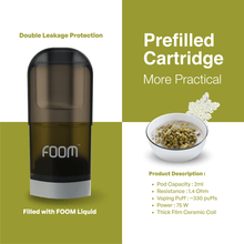 Load gambar ke Gallery PREFILLED CARTRIDGE FOOM X - Mung Bean Capsule - FOOM Lab Global
