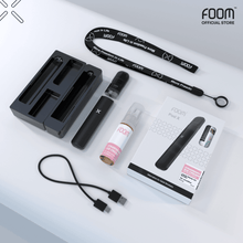 Load gambar ke Gallery Pod X ABSOLUTE BLACK Bundling Strawberry Ice Cream 15 ml | Liquid Vape Terenak dan Pods Vape Terbaik | FOOM