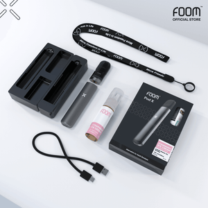 Pod X SPACE GRAY Bundling Liquid 15 ml | Liquid Vape Salt Nic Enak dan Pods Vape Terbaik - FOOM